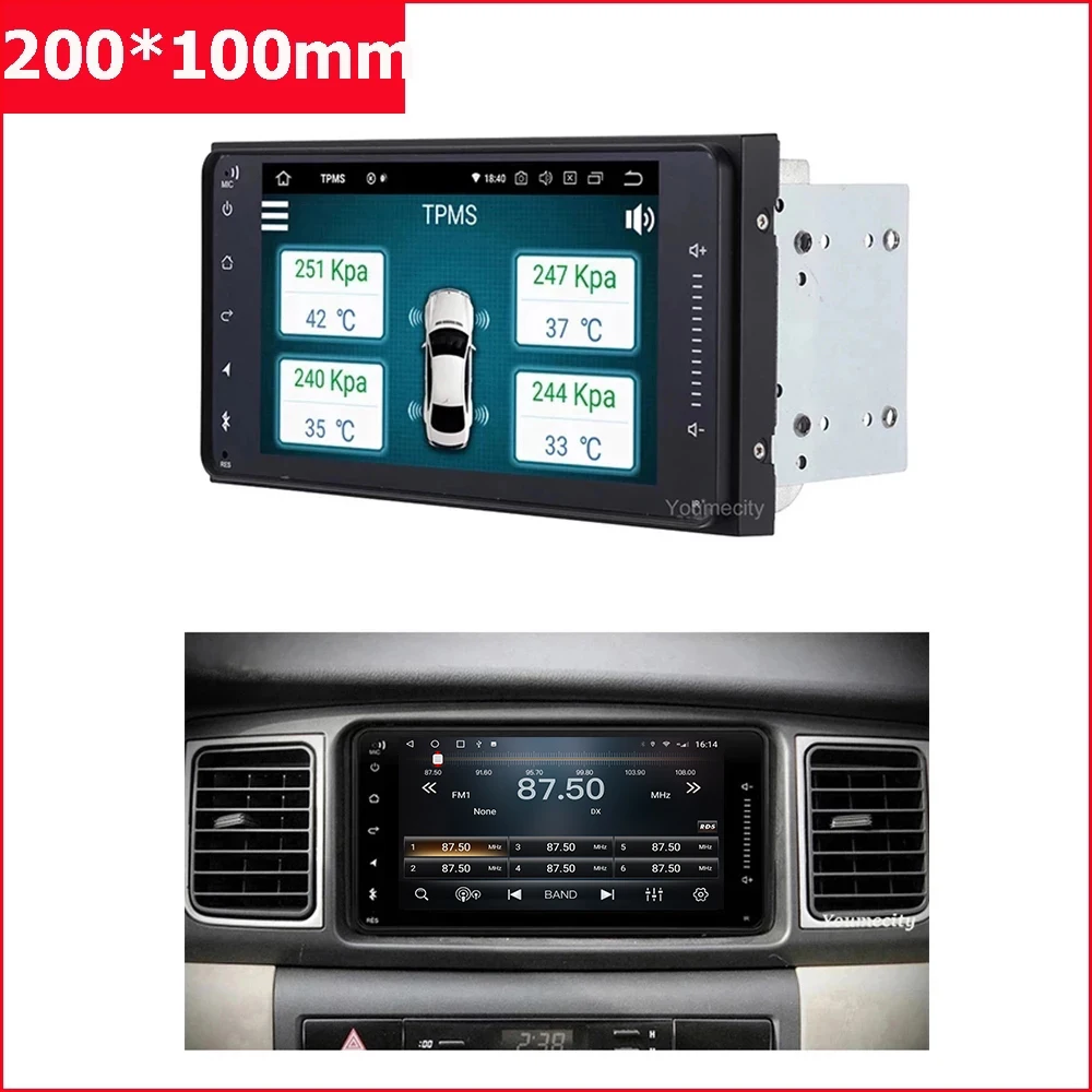 Android Car Radio Stereo Audio Player for Toyota Camry Avalon AVanza Granvia Hiace Kluger Paseo Previa Prius Sienna Solara