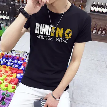 

Summer new women's street letter characters print loose short-sleeved T-shirt 60.62