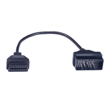 OBDIICAT gorąca sprzedaż kabel diagnostyczny OBD2 złącze 22Pin do 16Pin dla t-oyot-a 22PIN kabel OBDII Adapter transferu