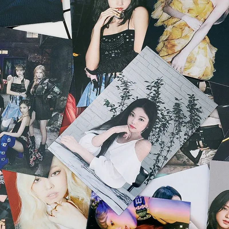32 шт./компл. K-POP BLACKPINK альбом самодельные Бумага ЛОМО карта фото карты HD Фотокарта