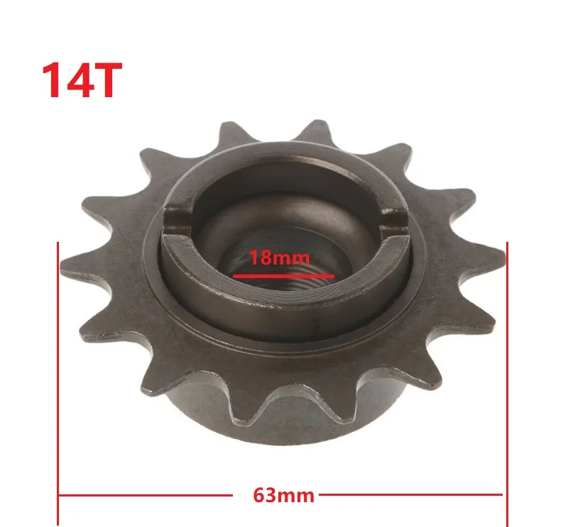 BMX городской велосипедная обгонная муфта 14T 16T 18T велосипед односкоростной маховик 18 мм 34 мм резьба велосипед заднего свободного колеса - Цвет: 14T - 18mm