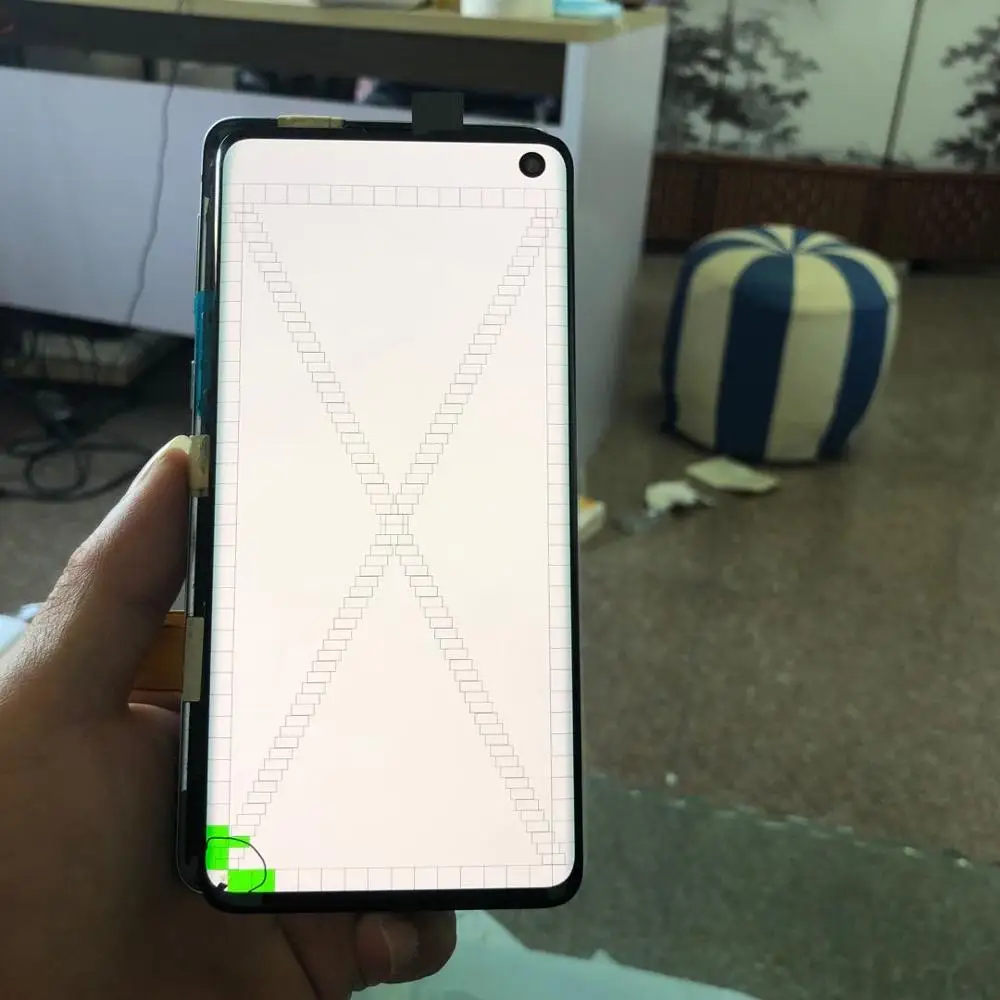 Оригинальный с дефектом ЖК дисплей для SAMSUNG Galaxy S10 SM G973F/DS G973U G973 активно матричные