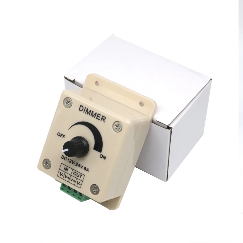 SZYOUMY 12V Светодиодный диммер переключатель 8A Напряжение регулятор регулируемый PIR