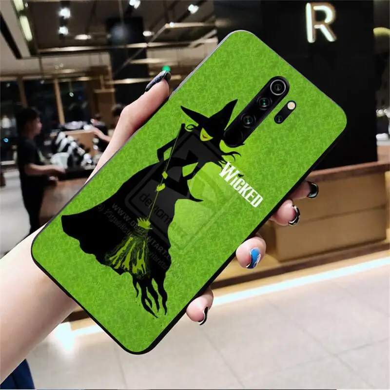 KPUSAGRT Broadway Musical Wicked Lyrics Soft Phone Case Cover for Redmi Note 9 8 8T 8A 7 6 6A Go Pro Max Redmi 9 K20 xiaomi leather case color