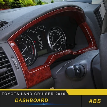 

For Toyota Land Cruiser 200 2016-2018 Car Styling Dashboard Panel Cover Chrome Trim Frame Sticker Interior Accessories
