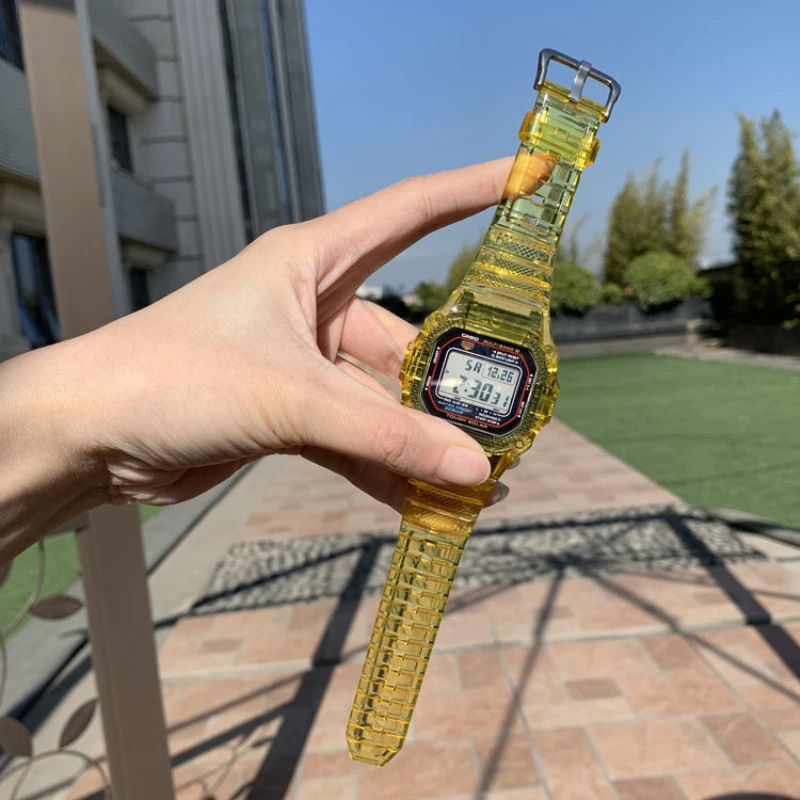 Soft Tpu Watch Band Strap Bezel For Casio G-shock Dw-5600 Dw5610 Gw-m5610  Gwb5600hr Dw5000 Sport Watchband Belt Bracelet Case - Smart Accessories -  AliExpress