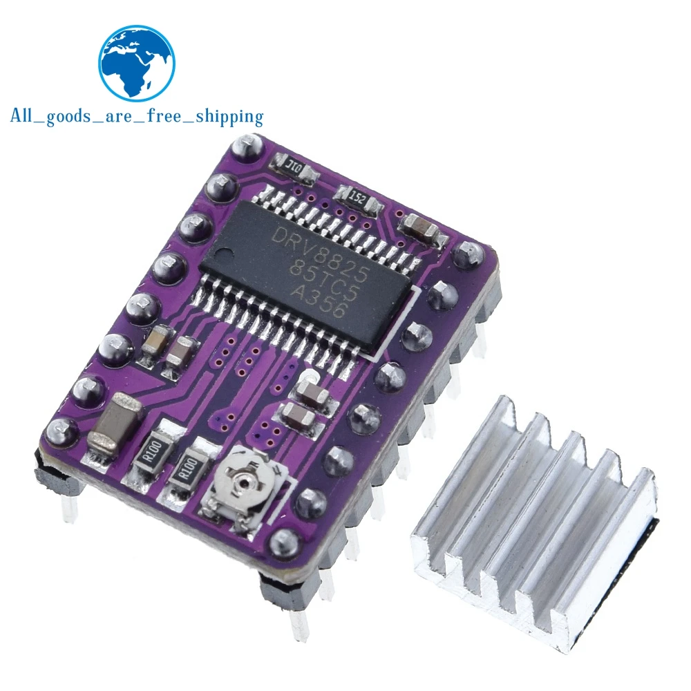 Запчасти для 3D-принтера TZT 1 шт. Stepstick Drv8825 драйвер шагового двигателя Reprap 4