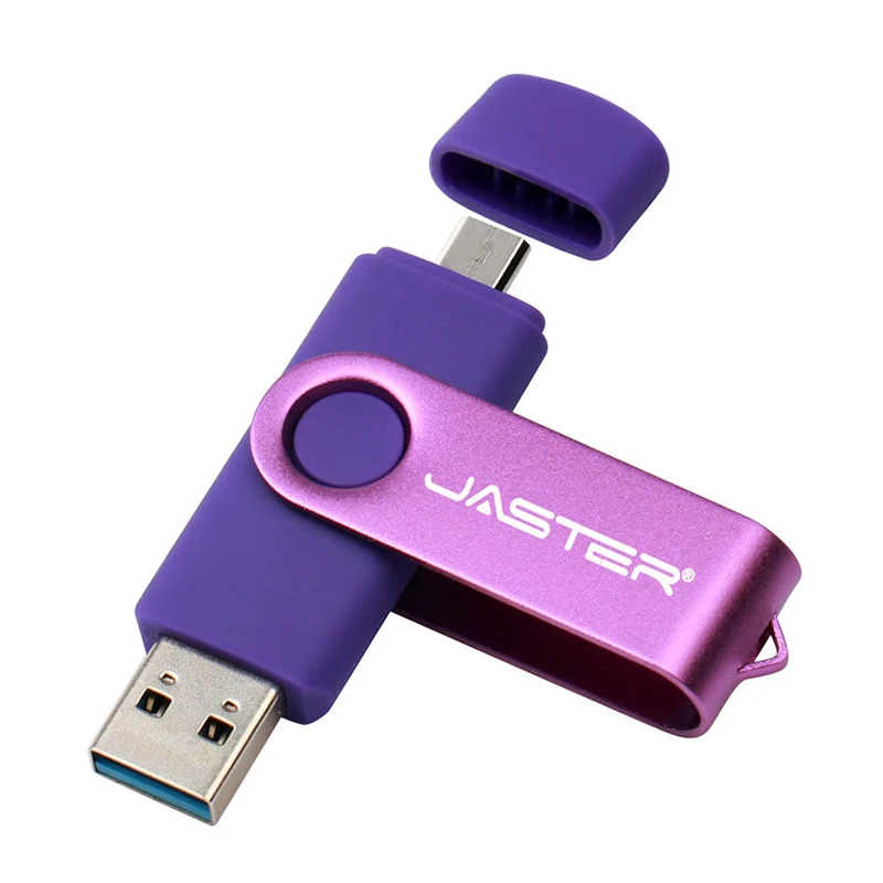 JASTER USB 3,0 USB флэш-накопитель 256 ГБ 128 Гб 64 ГБ 32 ГБ 16 ГБ 8 ГБ OTG 2 в 1 высокоскоростной Флешка для Android/PC