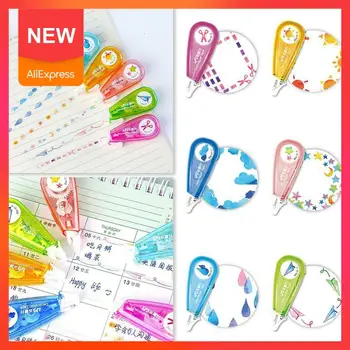 

Cute Cartoon Press Decorative Correction Tape Kawaii School Tape Sun Diary Gift Drop Decoration Scrapbooking For Kids Stati U6F0