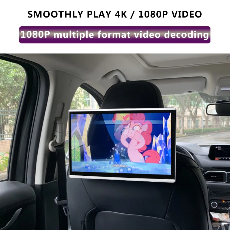 11,6 дюймовый Android 9,0 автомобильный монитор на подголовник 1920*1080 4K 1080P сенсорный экран wifi/Bluetooth/USB/SD/HDMI/FM/Mirroring/Miracast/MP5