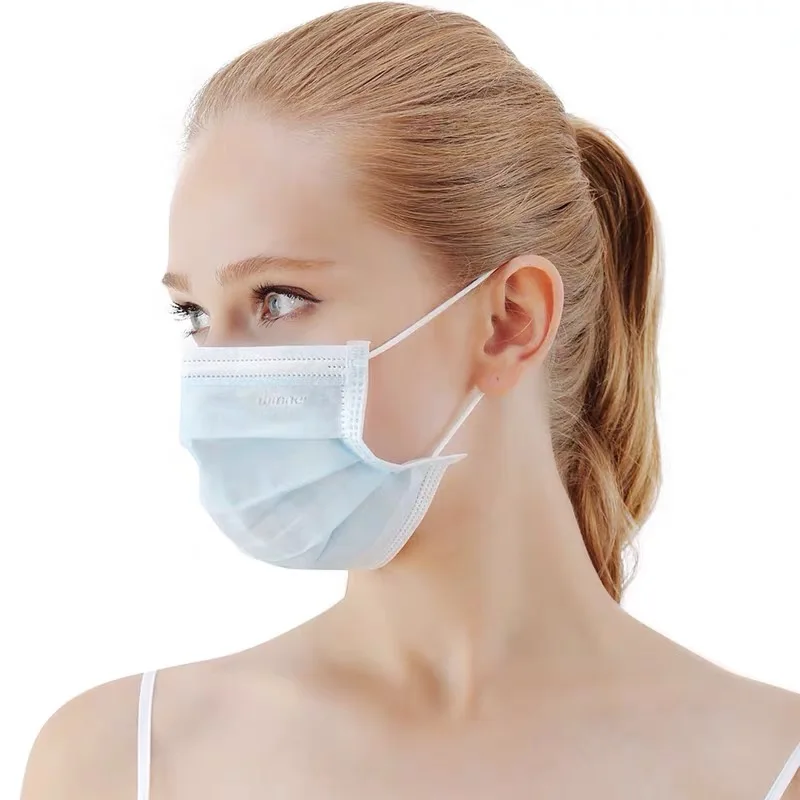 

Disposable Mask Face Mask 50 Pcs Protective Satety Mask Anti-Pollution Respirator Mouth Masks PM2.5 3 Layer Elastic Earloop Mask