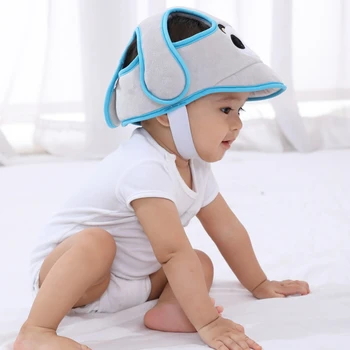 

WEIXINBUY Breathable Baby Boys Girls Protective Helmet Anti-collision Safety Hat Walking Kids Caps