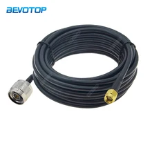 

LMR200 RP SMA Male to N Male LMR-200 Coaxial Cable RF Extension Jumper for 4G LTE Wireless Router Gateway Cellular ADS-B Radio