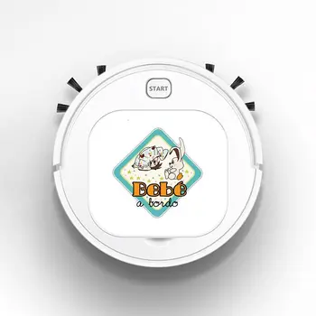 

Smart Robot Vacuum Cleaner Rechargeable USB Auto Sweeping Mop Clean Robot Sweeping Cleaner baby on board in Spanish colorful