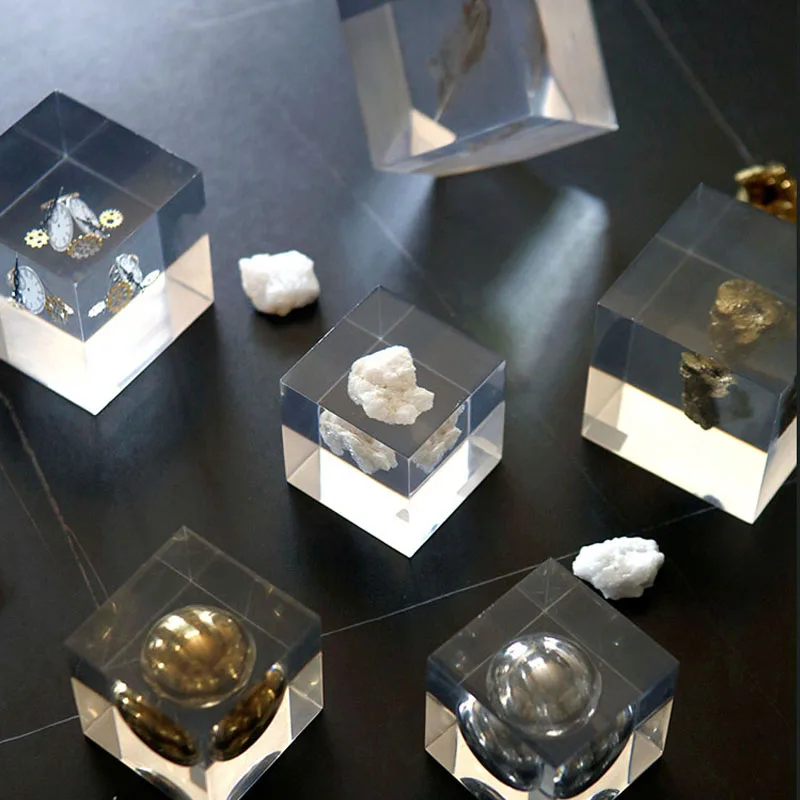 

Декоративные украшения для дома и офиса, прозрачные украшения из агата с инкрустацией стразами, Декор для дома и офиса, подарочные украшения