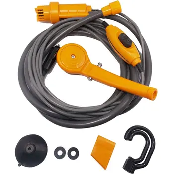 

Portable Travel Camping Shower Car Motorcycle Pet Dog Shower Washer Electric Pump Outdoor Hiking Kit Handheld Camping Shower