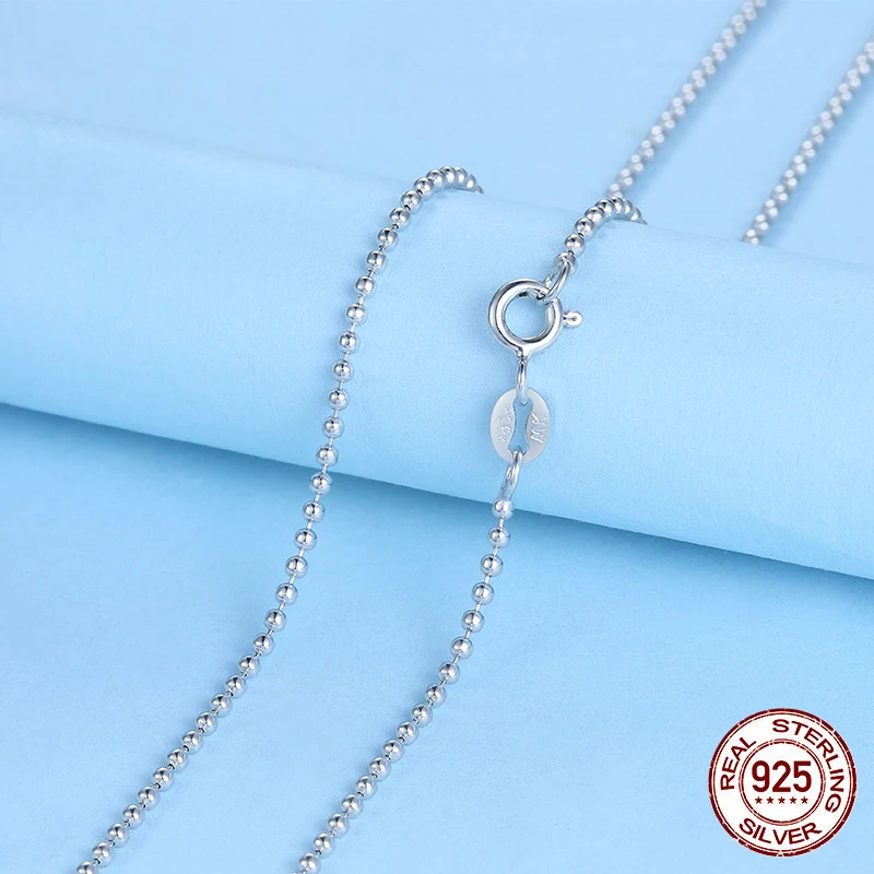 Jual 925 Sterling Silver Chain Necklace 