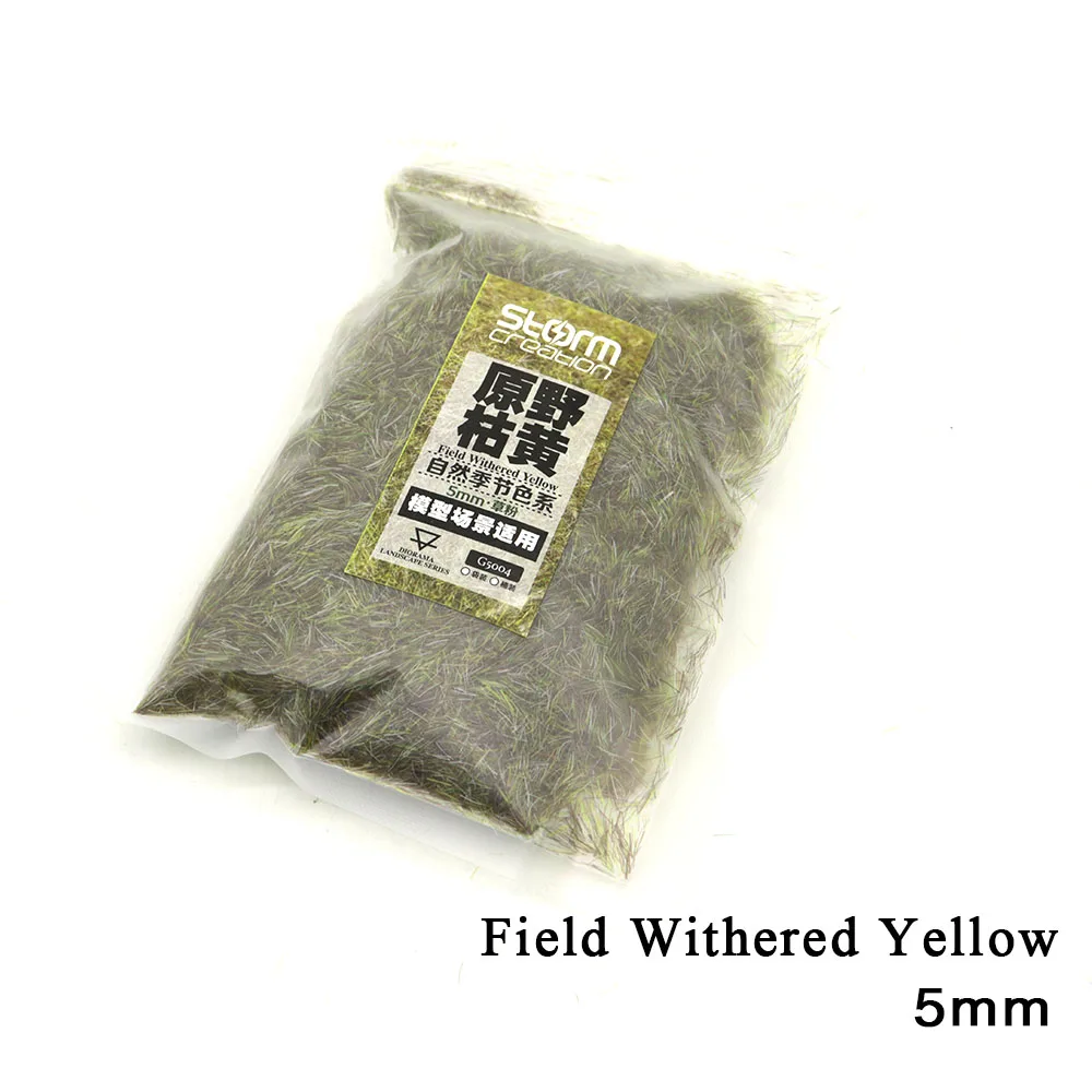 2pcs 5mm Static Grass Tuft Model Flocking Nylon Lawn Powder Miniature Scene Railway Layout Landscape DIY Terrain Materials 11
