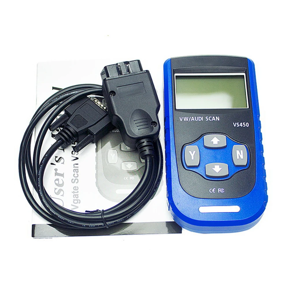 

VS450 for Code Reader Diagnostic Scanner Reset Airbag ABS VS450 for Audi OBD2 OBDII Tool Better Than Obd ELM327