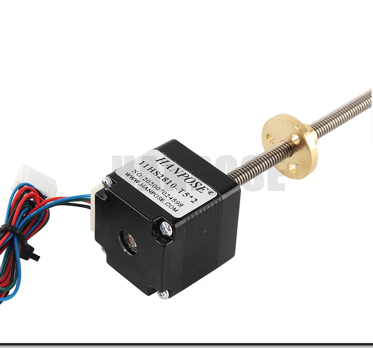 150mm, haste de parafuso linear 28 motor