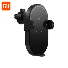 Оригинальное беспроводное автомобильное зарядное устройство Xiaomi Mi 20 Вт Max Qi WCJ02ZM с интеллектуальным инфракрасным датчиком Быстрая зарядка Автомобильный держатель для телефона