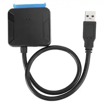 

Hard Drive Adapter USB3.0 to 2.5/3.5in SATA Transfer Connector 100-240V Hot