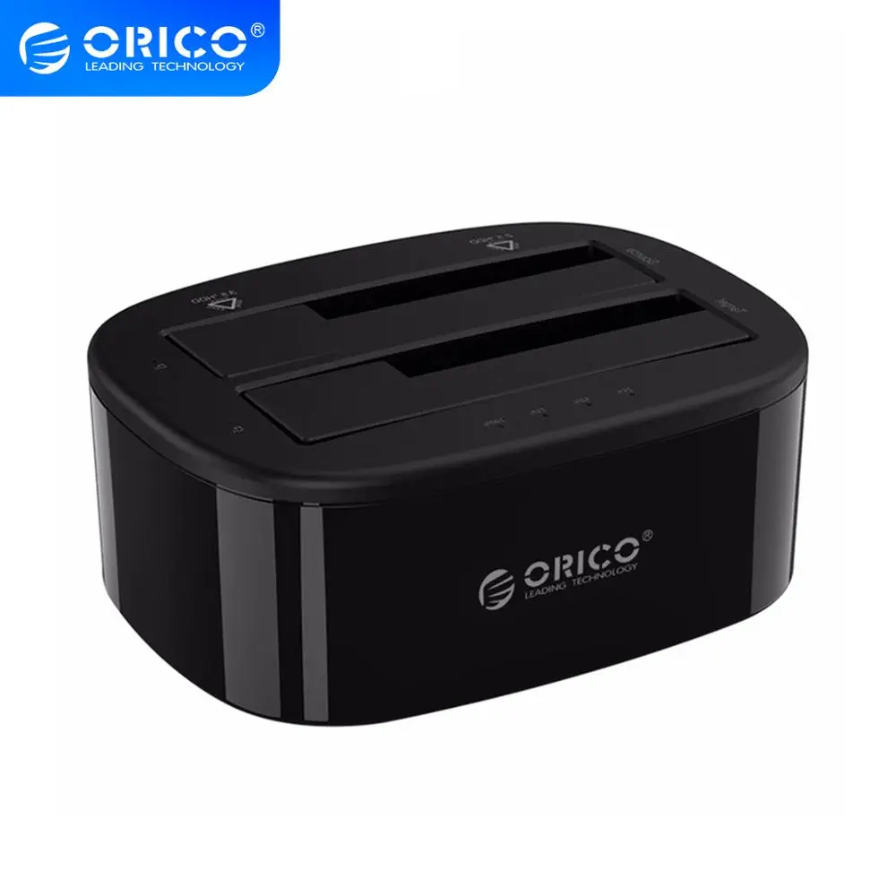 Док станция ORICO для жесткого диска 2 5/3 5 дюйма док USB3.0 с 1 по клон двойной отсек HDD и