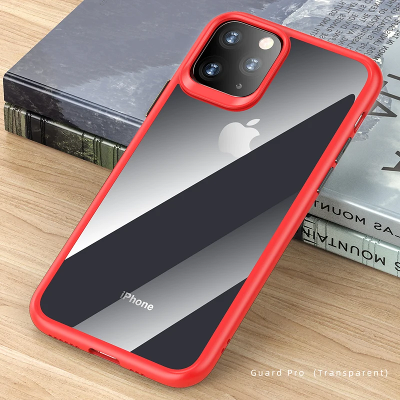 Для iPhone 11 чехол для телефона ROCK роскошный прозрачный полный защитный чехол для iPhone 11 Pro 5,8/Pro Max 6,5 Capa