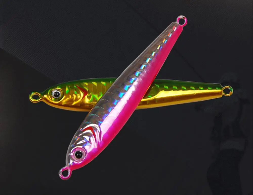 5 шт. медленный джиг для Глубоководной Рыбалки джиггинг светящаяся Зебра блесна