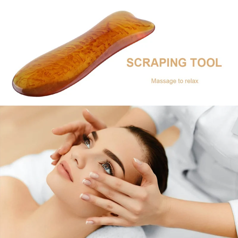 New 6 Jade Massage Board Natural Scraper Health Care Scraping Lose Weight Massager