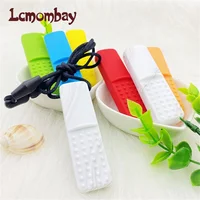 1Pcs ADHD Kids Silicone Teether Kids Chew Necklace Sensory Chewy Pendant Oral Motor Toys Therapy Tools for Autism Special 1