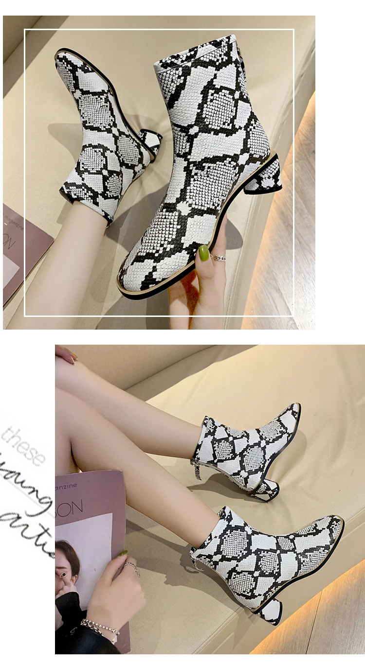 Bootee/ г. Женские резиновые сапоги с круглым носком зимняя обувь ботильоны на низком каблуке женские роскошные дизайнерские сабо на молнии