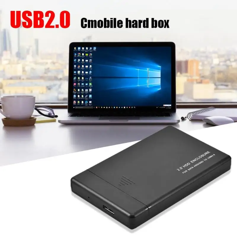 2,5 дюйма HDD SSD корпус 480 мбит/с жесткий диск коробка мобильный внешний чехол