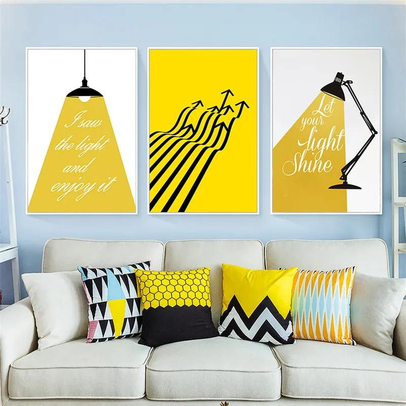 Nordic-Cartoon-Animal-Art-Canvas-Painting-Print-Yellow-Table-Lamp-Poster-Wall-Pictures-For-Kids-Room (2)