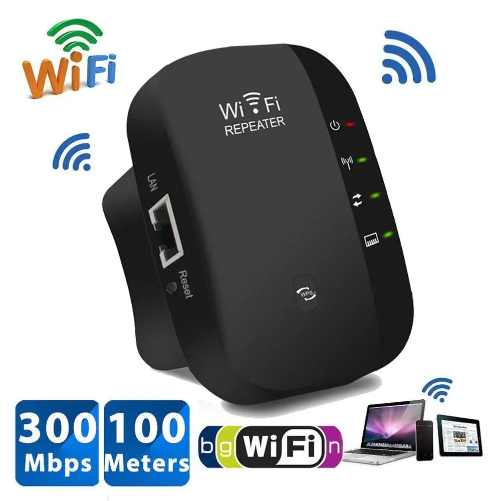 

Wireless WiFi Repeater Wifi Extender 300Mbps Wi-Fi Amplifier 802.11N/B/G Booster Repetidor Wi fi Reapeter Access Point