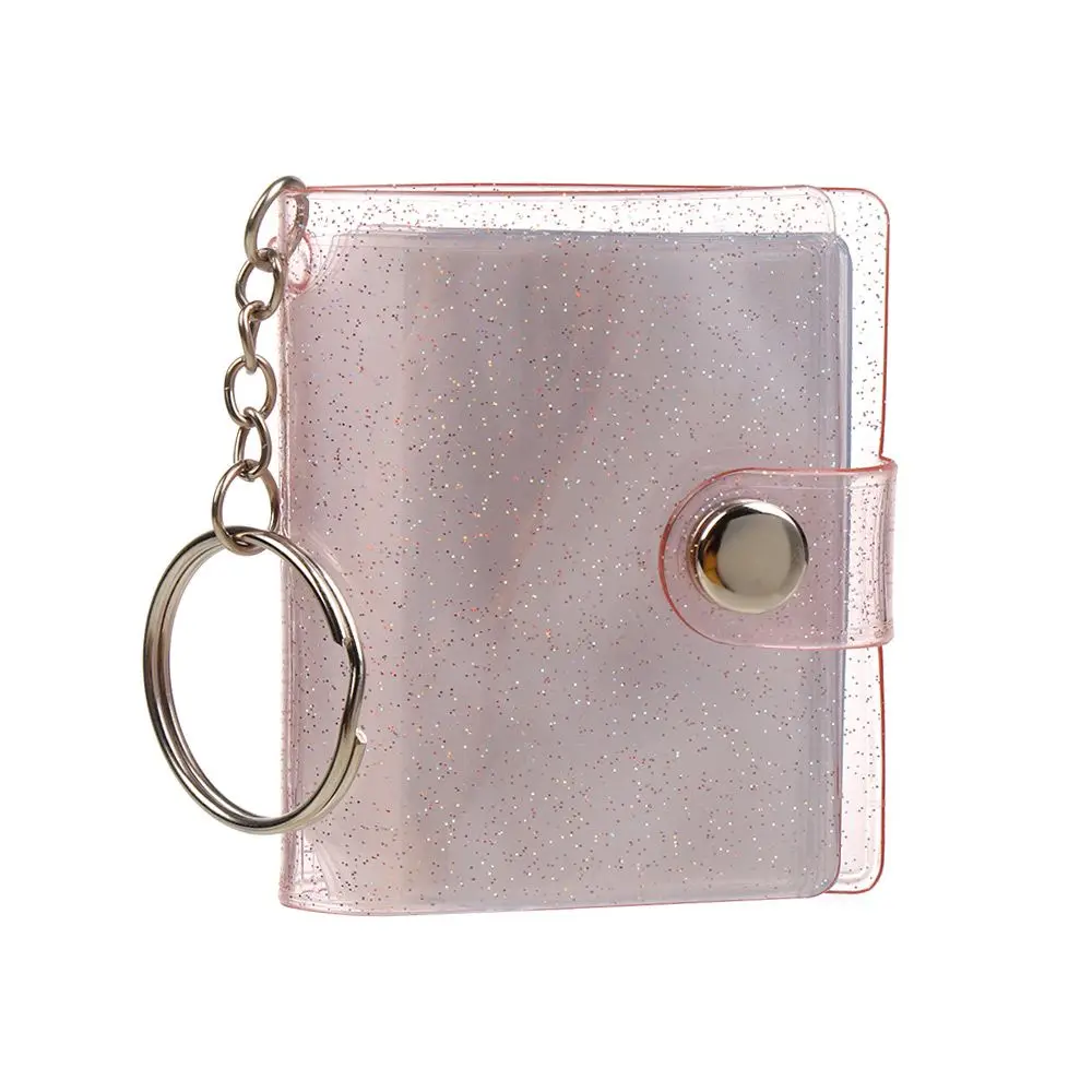 Portable PVC Photo Key Chain Album Holder for Memories