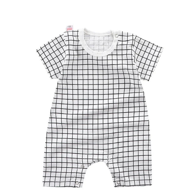 Baby Romper 2021 Summer New Toddler's Short Sleeve Cotton  Baby Clothes Newborn Boys Girls Jumpsuit&clothing3M to 18M Baby Bodysuits cheap Baby Rompers