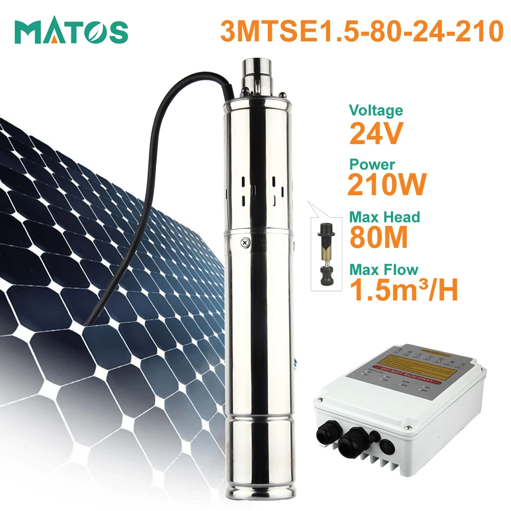 

high pressure 24v dc stainless steel deep well screw solar power submersible water motor pump windmill borehole pumping machine