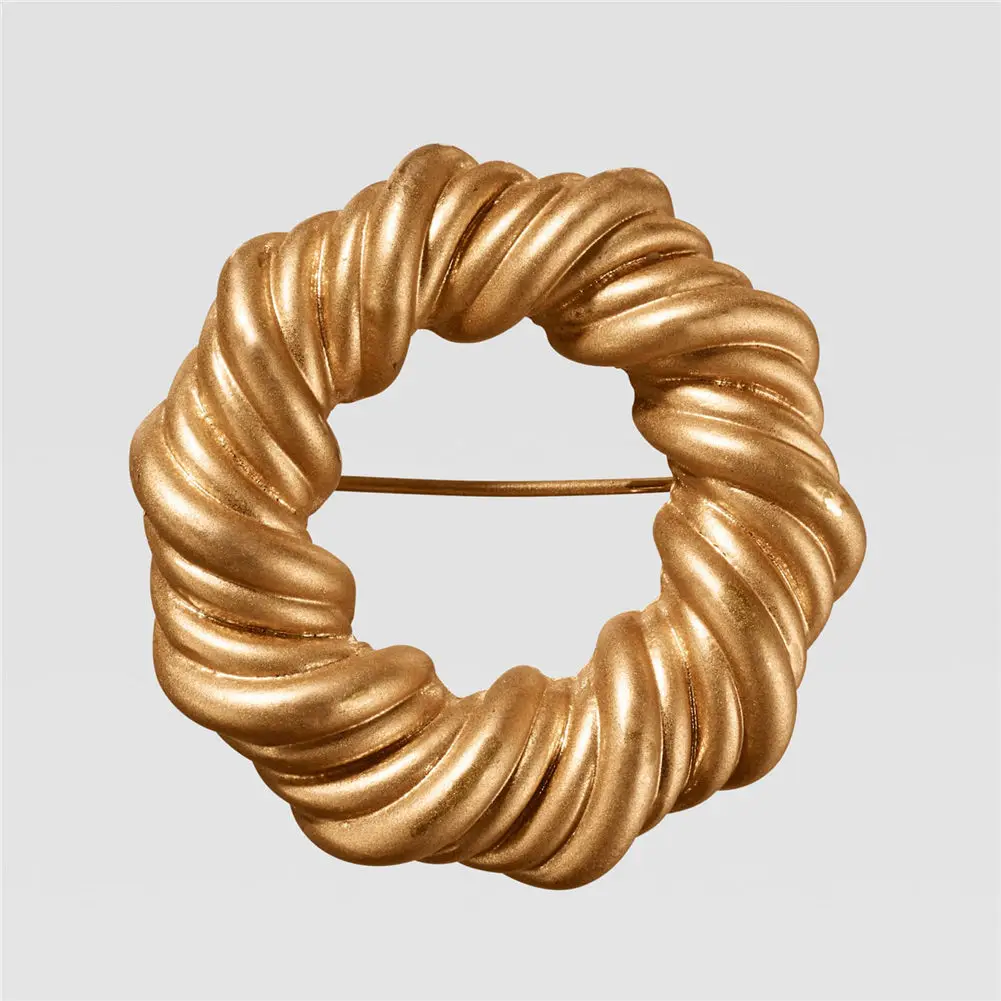 Ladyfirsy Simulated Pearl ZA Brooch for Women Elegant Metal Girls Wedding New Christmas Party Gift Trendy Pins Accessories