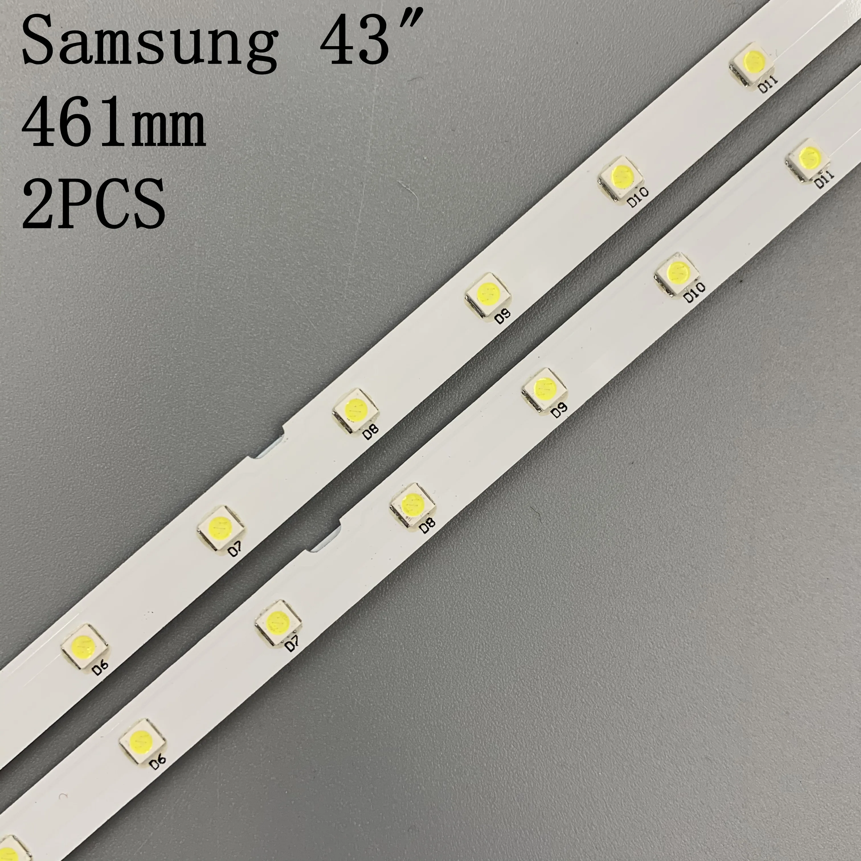 New 4PCS 28LED LED backlight strip for Samsung UE43NU7100U AOT_43_NU7100F UE43NU7120U UE43NU7170U BN96-45954A UE43NU7100