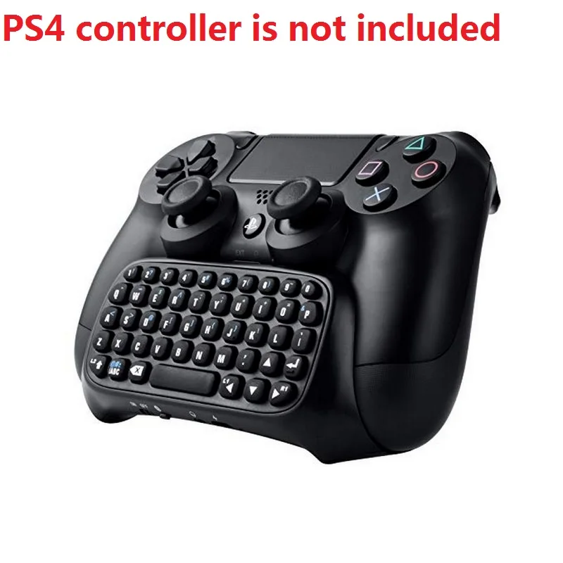 Новинка, беспроводная мини-клавиатура, 3,5 мм, разъем для игры в чат, коврик для сообщений, клавиатура для sony, для Playstation 4, для PS4, контроллер, Bluetooth 3,0