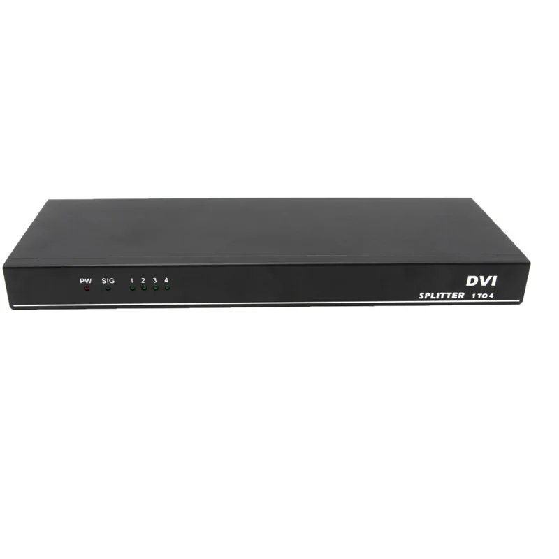 Профессиональный DVI сплиттер 4 порта DVI 1X4 сплиттер DVi 1 в 4 выход до 4 к X 2 к/30 Гц для ПК ноутбука монитор проектор