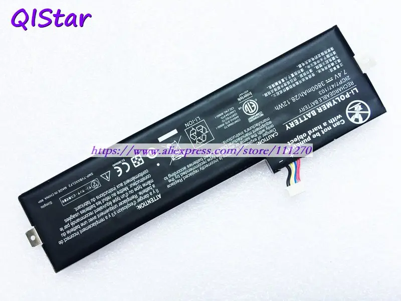 QISTAR 7,4 V 3800mAh подлинный SMP-TVBXXCLF2 Аккумулятор для ноутбука Simplo