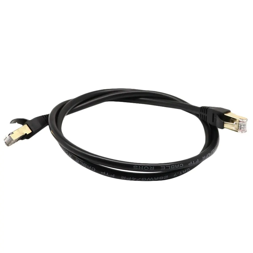

3Ft Cat7 Shielded Network Ethernet Jumper 1 Meter Long Ethernet Jumper 26Awg Cable 10 Gbps Ultra Speed