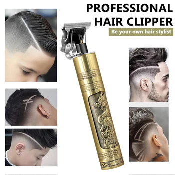 

T9 Buddha Head Dragon Phoenix Hair Clipper Electric Hair Clipper Oil Head Cut Head Knife Full Metal Copper Tube Electric Push