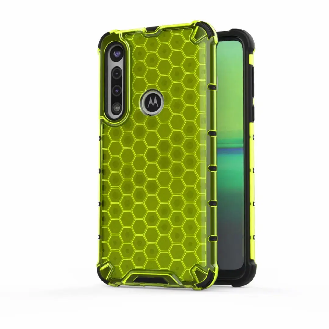 Para Motorola Moto G8 Mais Caso Macio H brido Prova De Choque 