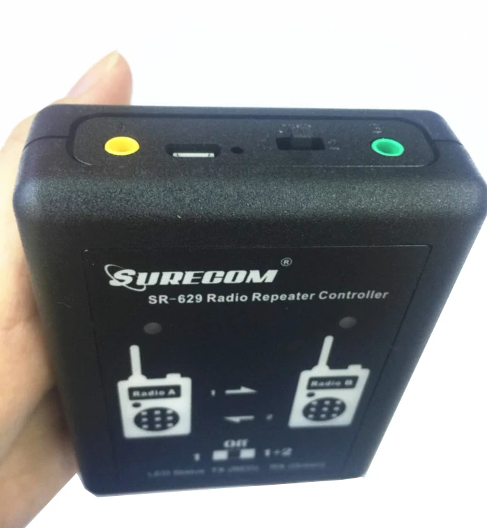 SR-629 duplex repetidor Control lador con 2 piezas de Radio conecte los кабели(кабель para opciones) para walkie talkie uv5r