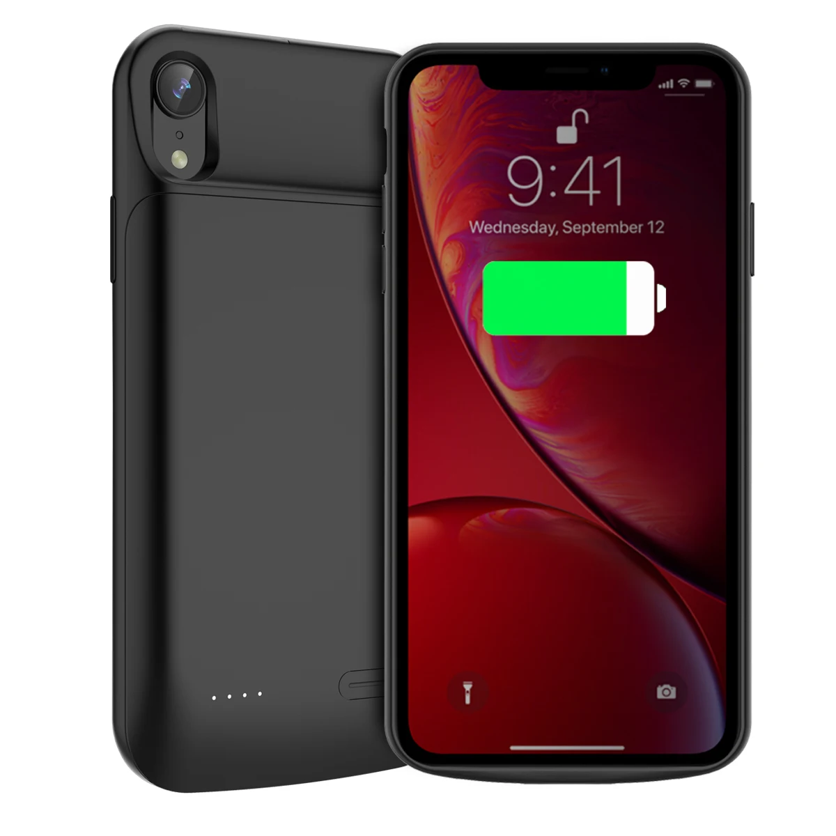 

Battery Charger Case For iPhone Xr Battery Case with Audio 6000mAh Power Bank Charging Cases External Backup PowerBank Cover