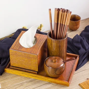 

Salt and Pepper Seasoning Bottle Bamboo and Wood Elements with Lid Seasoning Jar Kitchen Set
