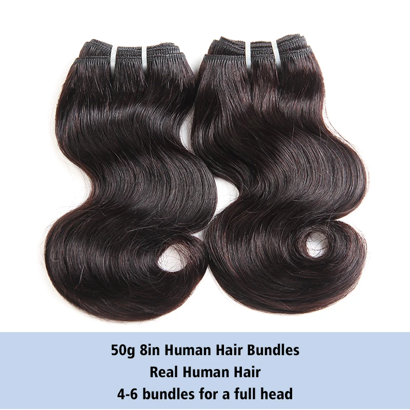 MORICHY Body Wave Hair Bundles Double Drawn Weaves Brazilian Human Hair Extension Non-Remy Natural Color tissage naturel court MORICHY Body Wave Hair Bundles Double Drawn Weaves Brazilian Human Hair Extension Non-Remy Natural Color tissage naturel court